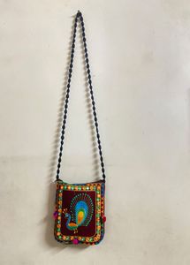Embroidered Sling Bag Combo