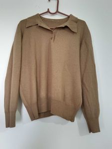 Classic Knit Polo Sweater