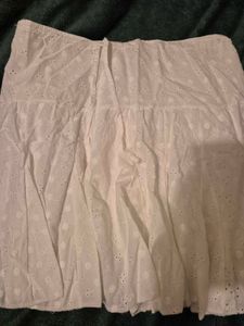 White short skirt