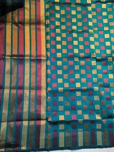 Peacock Green South Silk Saree