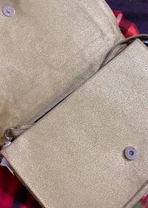 Sparkly Gold Kardashian Collection Clutch