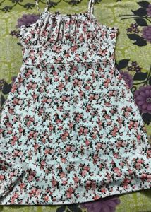 Floral Print Mini Dress