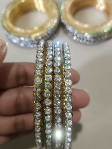 Sparkling Stone Bangles