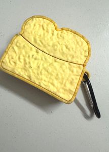 Bread silicone Earbuds Yellow