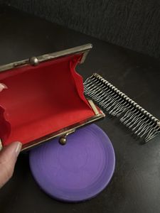 2 Set- Jewellery Purse &amp; Mirror &amp; Hair Clip For 50