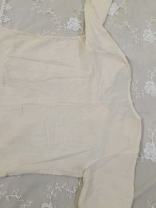 Boho Cream Embroidered Kurta