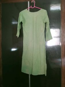 Light Green Embroidered Kurta