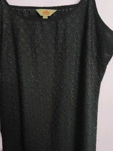 Chic Black Spaghetti Strap Dress