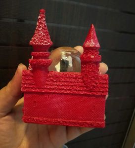 Love Couple in a Castle Showpiece