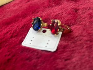 Elegant Gemstone Rings (Set of 2)
