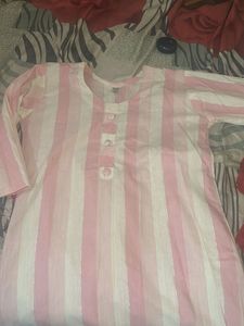 pink cotton suit