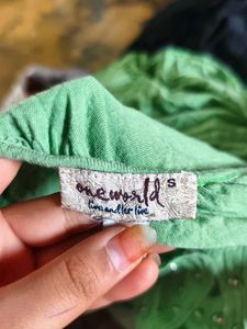 Y2K fluorescent green top