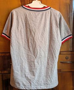 Gray V-Neck T-Shirt