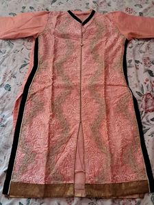 💥💥🔥🔥PRICE Drop Beautiful Peach Kurta  latest d