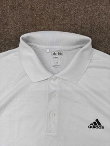 Adidas White Polo T-Shirt