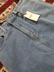 Light Wash Denim Maxi Skirt