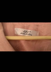 Light Pink Bomber Jacket
