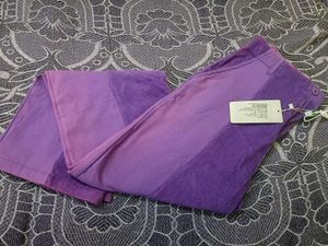 Colorblock Corduroy Pants