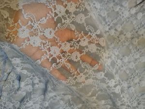 Powder Blue Lacey Top