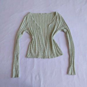 whimsy open-Knit Cardigan  🦌🫧✨️🎀