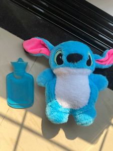 Cute Stitch Plush Toy with Hot Water Bag