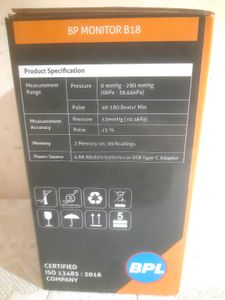 BPL 120/80 B18 Fully Automatic BP Monitor