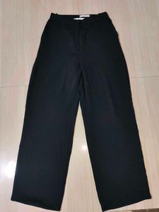 Classic Formal Black Wide Leg Pants