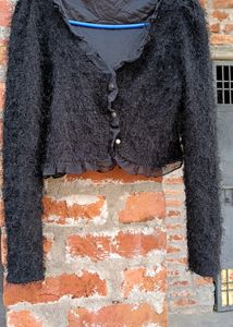 Black Wollen Shrug