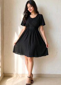 Chic Black Short Dress
