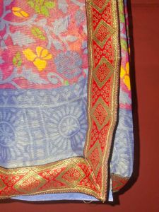 Beautiful Floral Print Saree