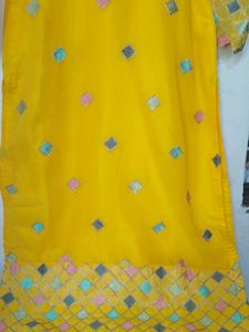 Kurta Set With Dupatta And Skirt