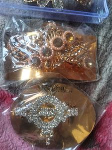 Embellished Hair Clips &amp; Barrettes Set of 4