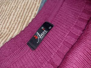 Women's Classy Woolen Crop Top