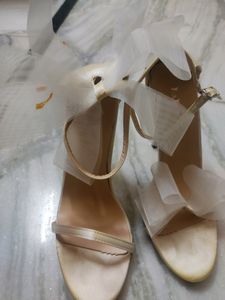 Off White Mismatch Sexy Heels Sandals 38 Size