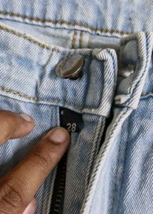 Light Wash high waist Denim Jeans