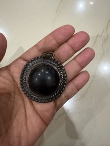 Vintage Black Stone Pendant