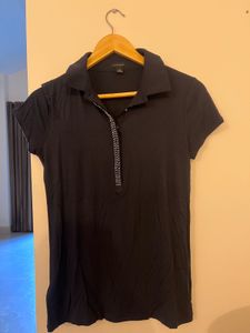 Classic Polo Shirt with Embellishment