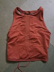 Gym Wear Or Cute Back Tieing Top