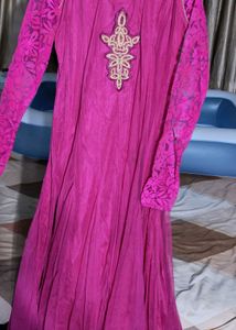 Beautiful Pink Ethnic Gown
