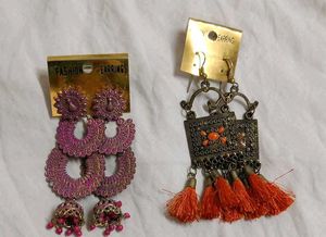 Boho Tassel Earrings - Set of 2