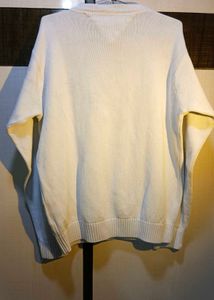 Tommy Hilfiger Unisex White Sweater