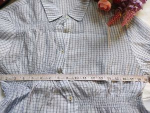 Chic Plaid Button-Up Tunic