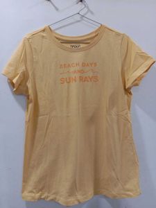 Yellow "Beach Days" Graphic T-Shirt