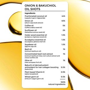 Onion &amp; Bakuchiol Oil Shots For Hair FallReduction