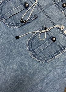 Denim Dress With Top