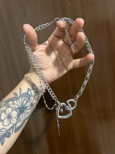 Heart Pendant Chain Necklace