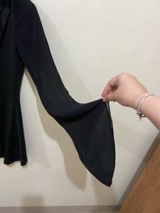 Elegant Black Ruffle dress