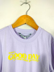 Lavender Printed Casual T Shirt (Girl's)