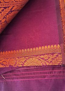 🤩Purple Brocade Silk Saree