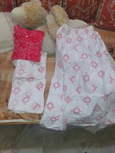 Cotton Kurta Skirt Dupatta
